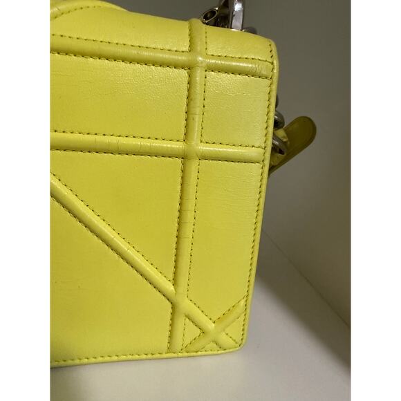 $3350 Dior Diorama Yellow Small Flap Crossbody Bag - Picture 14 of 16